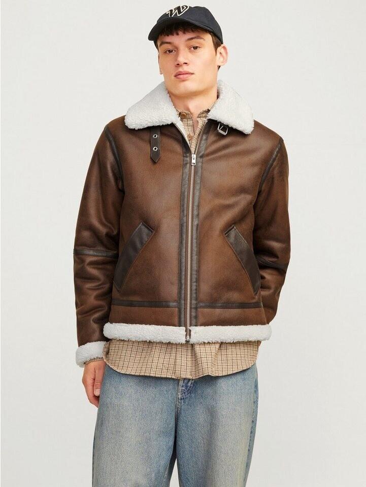 Winter Jacket Jack & Jones Jorcole Aviator Jacket (12261819) Chocolate-brown