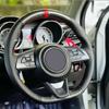 Pour Suzuki Sierra Swift Sport Teszt Baleno 2018-2024 Housse de Volant de Voiture Design en Forme de D Cousue à la Main Cuir