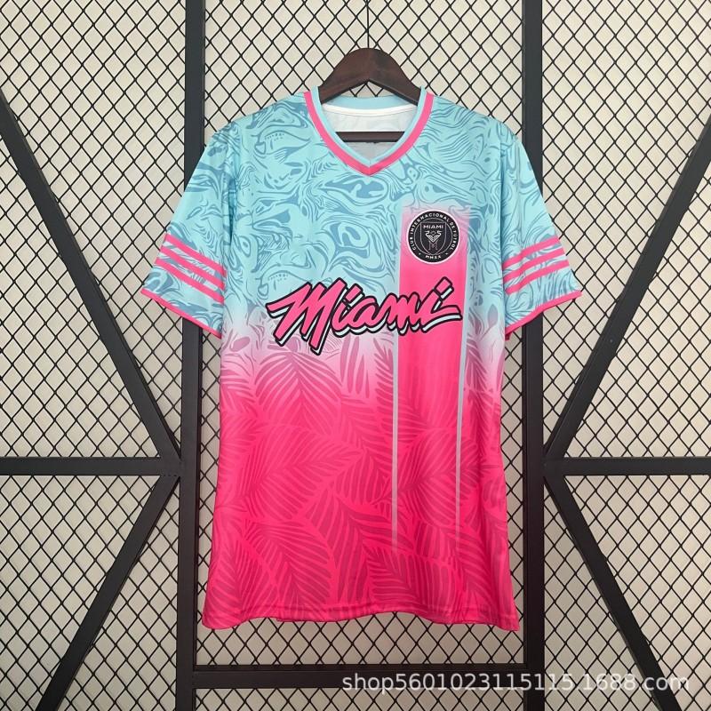 '' Soccer Jerseys AC Milan Juventus Inter Napoli Benfica Miami FC Fan Version Short Sleeve Football Shirt