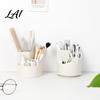 Large Capacity Pen Holder 360 Degree Rotating Holder Multi-compartment Quiet Container Desktop Organizer for Office School Home Storage Non-slip