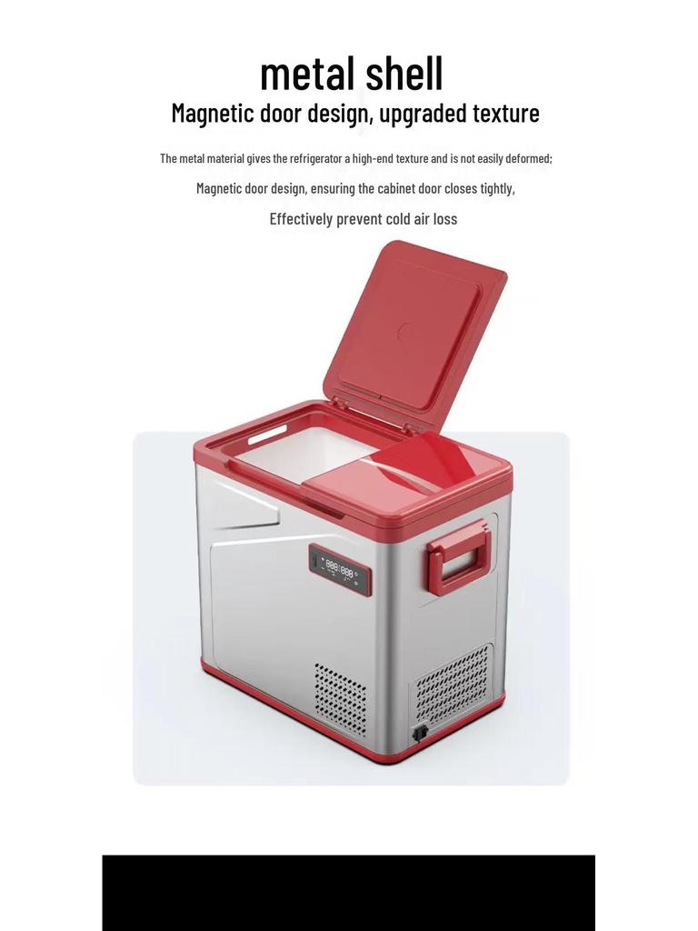 Ice Tiger Car Compressor Refrigeration Van - 12V/24V/220V Portable Outdoor Freezer Refrigerator