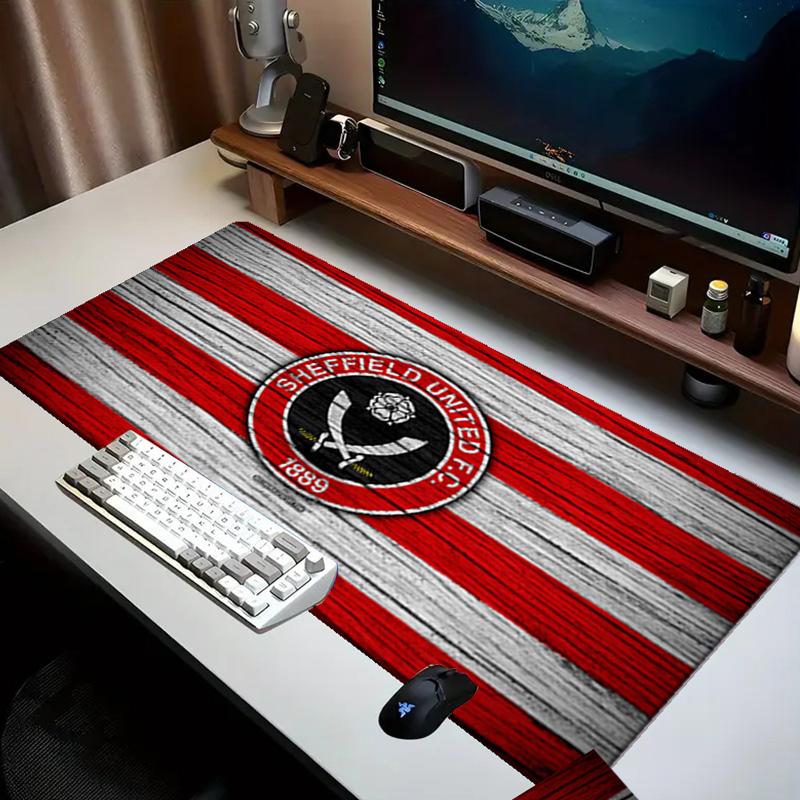 Sheffield Team Crest   Mouse Pad Office Desk Mat, Gaming Mouse Pad Mousepad, Keyboard pad,Heavy-Duty Non-Slip Rubber Backing, Gift