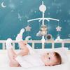 Säuglingsbett Glocke Rassel Kinder 0-1 Jahre alt Musik rotierende Nacht Glocke Baby beruhigende Stoffspielzeug