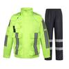 Verdickter Reflektierender Regenmantel und Regenhose für Radfahren & Outdoor-Einsatz