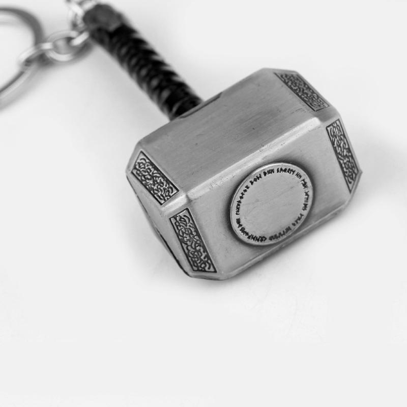 Thor's Hammer Alloy Pendant & Keychain - Avengers-Inspired
