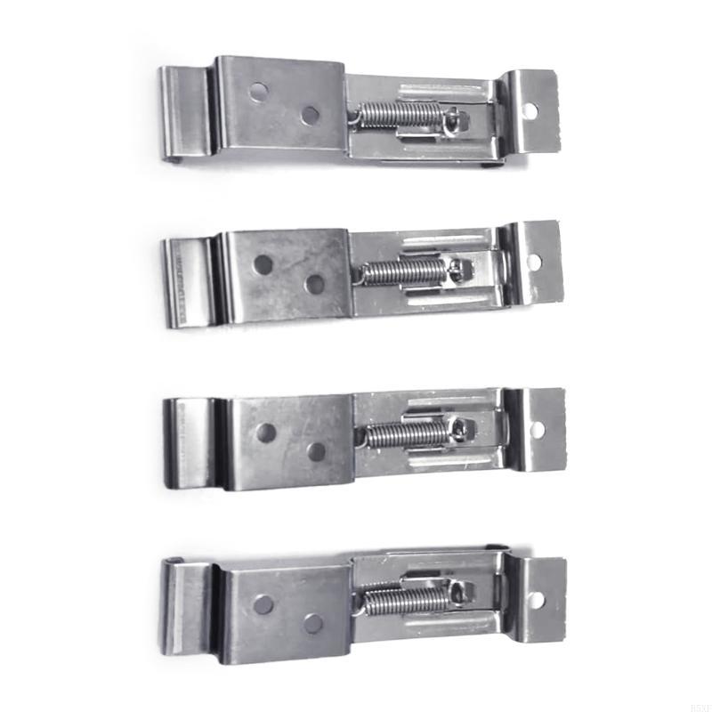 2025 New Pack of 4 Trailer Number Plate Stand License Plate Bracket Metal Number Plate Clip Frame Number Plate Hold for Truck