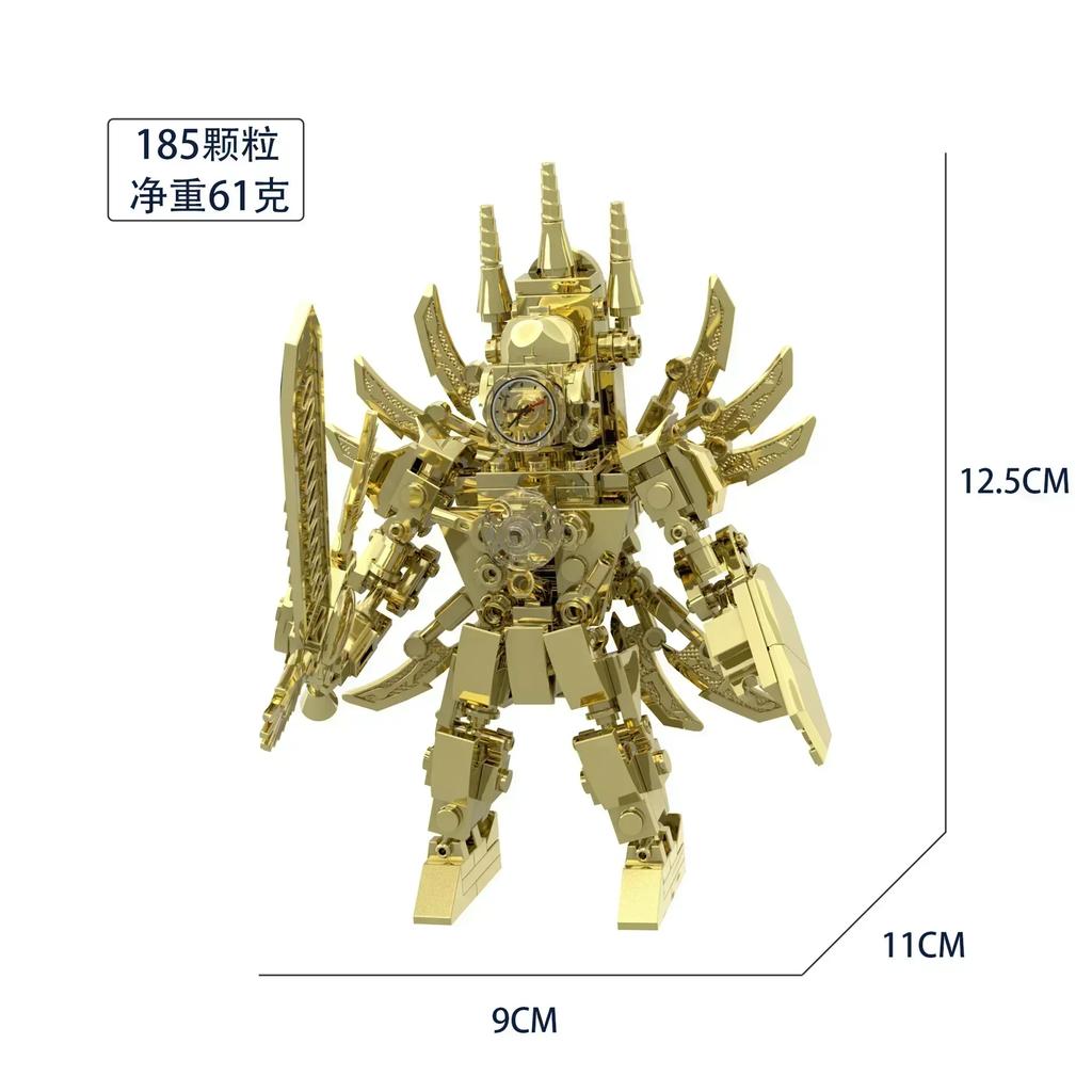 Titan ClockMan Upgrade Blocks TVman Mini Blocks Titan Dragon Drillman Titan Cameraman Building Dark Clock Man Blocks Mini Figure