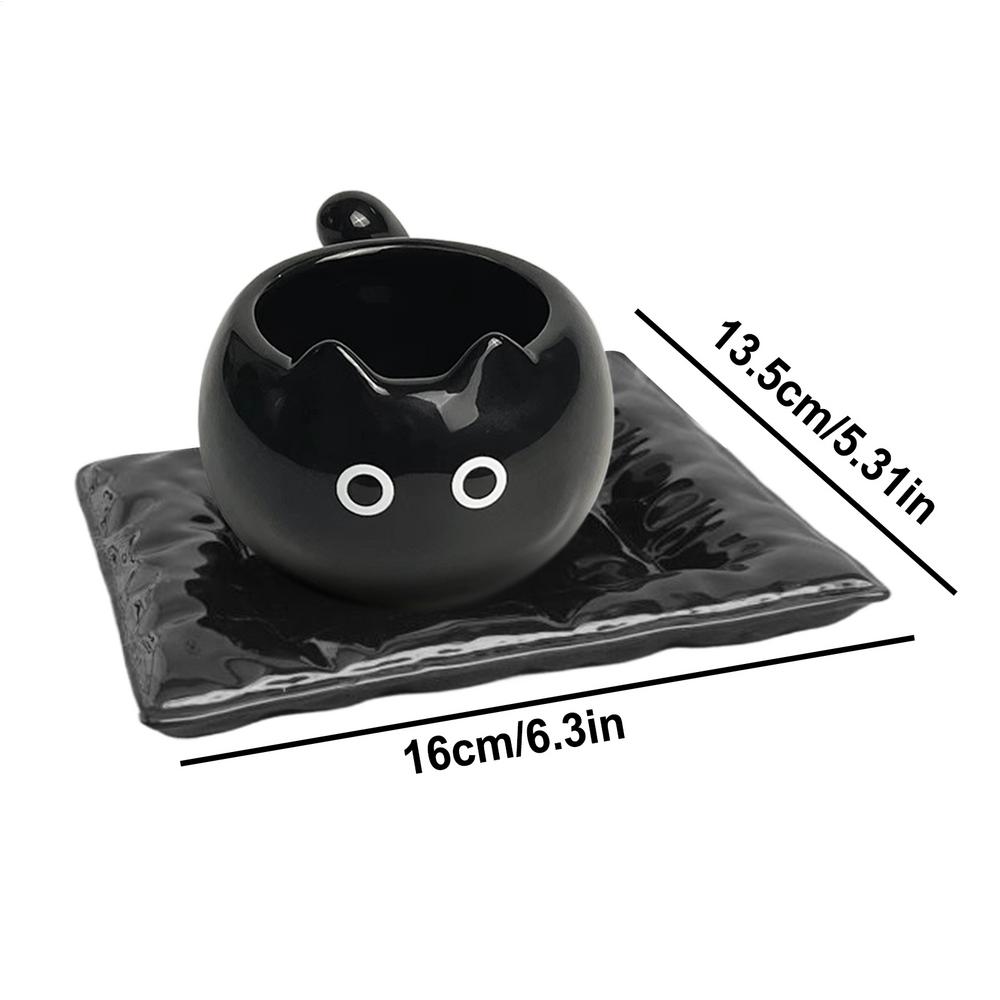 Cat Tea Mug Kitten Coffee Mug Tea Cup Cute Water Tumbler Large Caliber Drinking Cup Cappuccino Cup Coffee Tea Milk Mug Water Cup