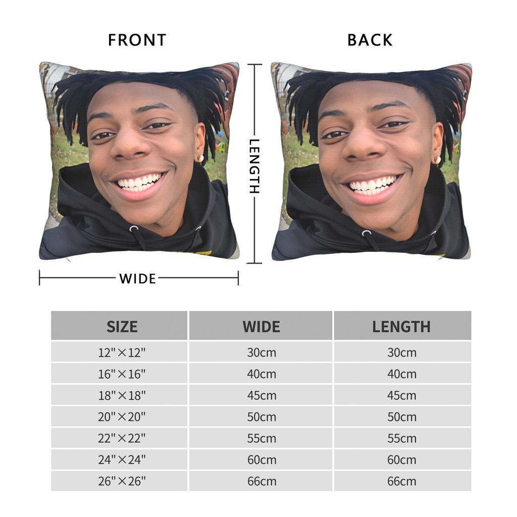 Ishowspeed Extra Meme Pillow Case Graphic Pillow Cover Funny Pillowcases For Office Car Home Decor