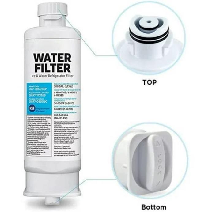 Refrigerator Water Filter Cartridge DA97-17376B/08006C HAF-QIN/EXP