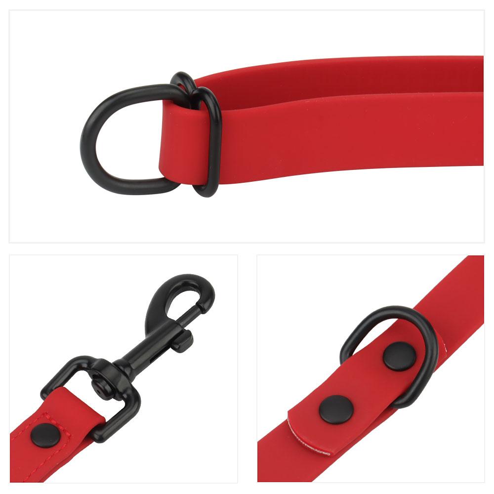 Two Heads Pet Leash Outdoor Walk Training 2 Head Traction Rope PVC Dog Leashes Multi-function Waist Belt Shoulder Strap