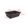 Rectangular Rattan Storage Basket Lightweight for Kitchen Counter, Pantry