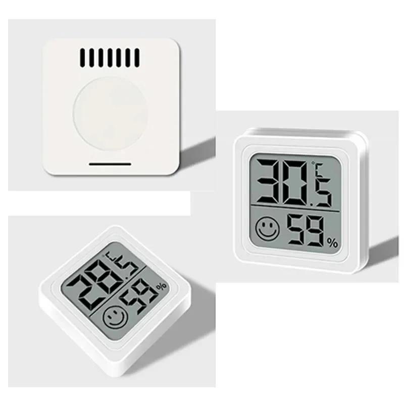 Digital Thermometer Hygrometer Indoor Convenient Mini Temperature LCD Electronic Monitor Hygrometer Outdoor Room 4Pcs Set