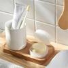 Portable Soap Storage Box For Gym Travel Absorbent Sponges Pad Bath Accessory