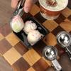 Retractable Stainless Steel Ice Cream and Fruit Ball Scooper Spoon