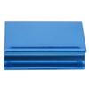Aluminum Alloy Leather   Slicker Burnisher   Leather Craft Trimming Polishing Tool (Blue)