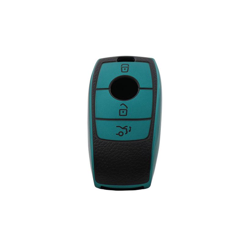 TPU Leather Car Remote Key Cover Case Shell Key Fob for A C E S G Class GLC CLE CLA W177 W205 W213 W222 X167 AMG Protector Holder