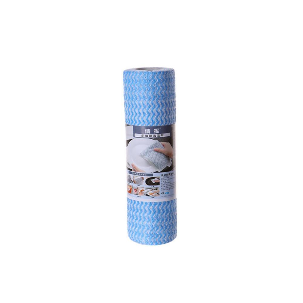 40PCS/Roll Strong Absorbent Non-woven Towel Reusable Oil-free Kitchen Cloth  Cleaning Wipe