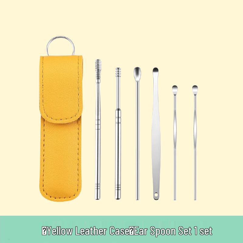 6-Piece Stainless Steel Ear Cleaning Tool Kit