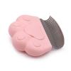 Pet Grooming Comb Cats Dogs Shell Type Hair Remover Detangling Brush PC ABS Material Blue Gray Pink