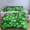 Soccer Balls, Fields Pattern. Bedding Sets Duvet Cover Sets Duvet Covers Pillowcases(1 * Duvet Cover 2 * Pillowcases Without Duvet Insert)