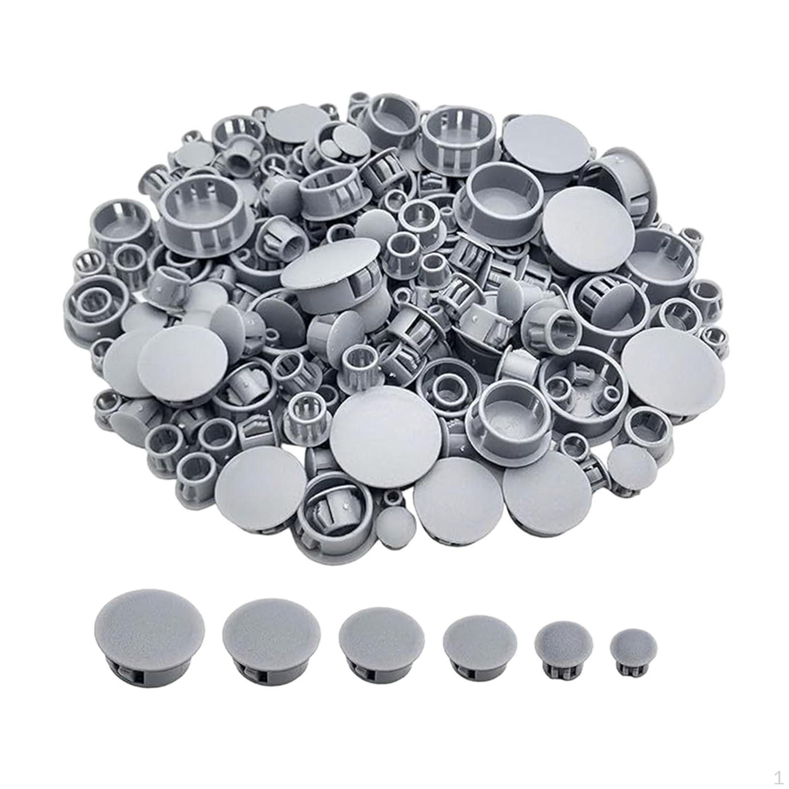 

Набір заглушок для домашніх меблів сірий колір