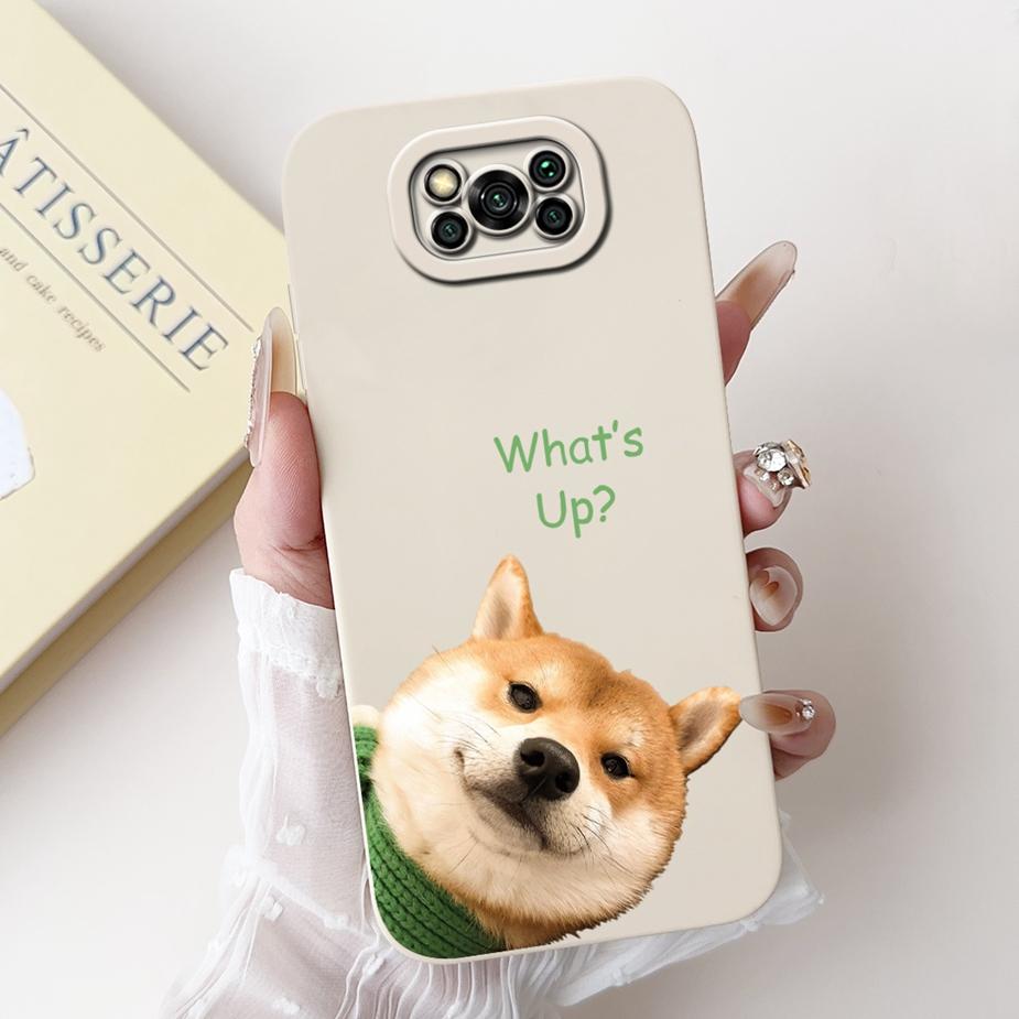 For Xiaomi Poco X3 NFC Case PocoX3 Pro Cute Funny Cartoon Cover Soft Silicone Case For Xiaomi Poco X3 Pro PocoX3 NFC Shell Coque