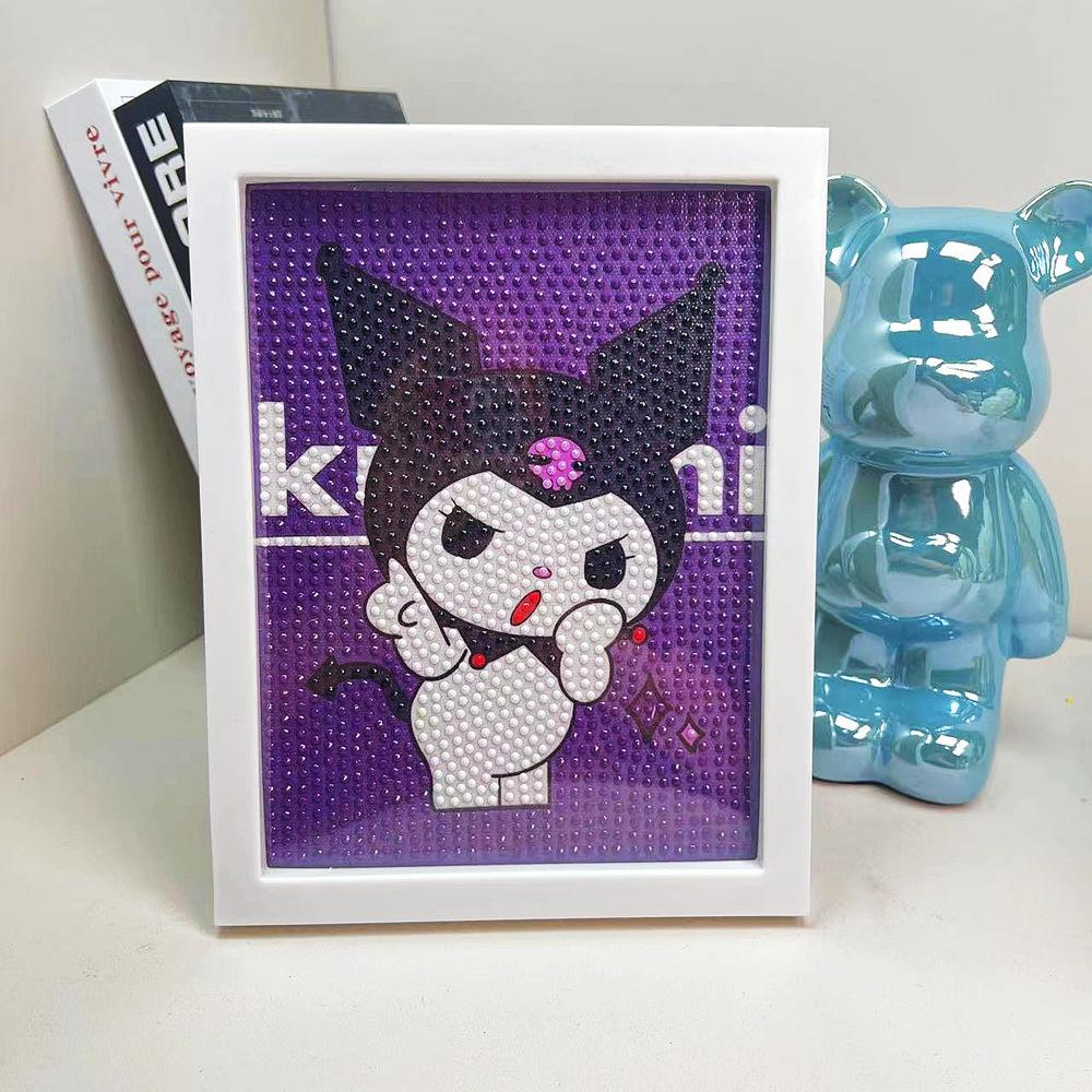 17 * 22Cm Cartoon Diamond Painting Children'S Puzzle Handmade Diy Year Of The Horse Living Room Sticker Decorative Painting