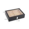 8-Grid Eye Glasses Case Eyewear Sunglasses Display Storage Box Holder Organizer Glasses Container with Clear Lid