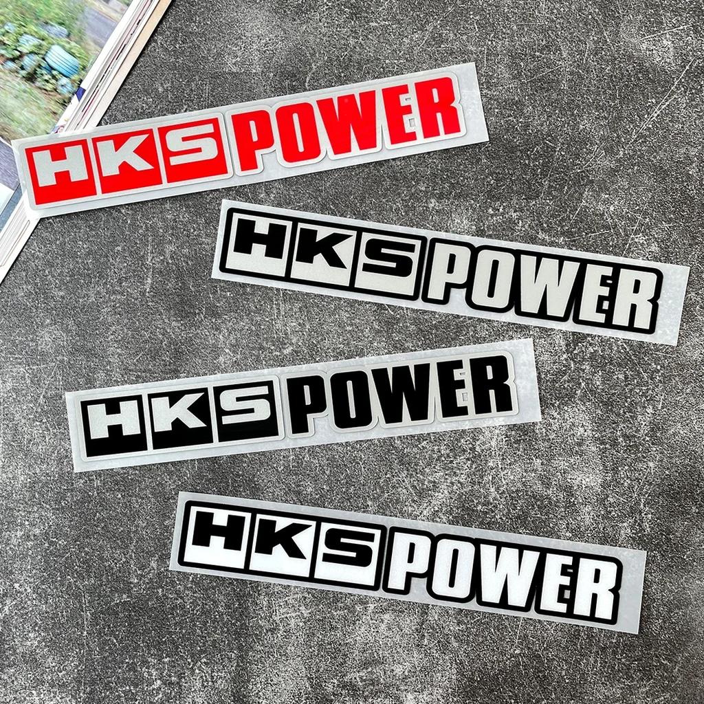 For HKS Sticker JDM Racing Decals Motorcycle Scooter Auto Window Bumper Car Decoration ADVAN Modified Accessories