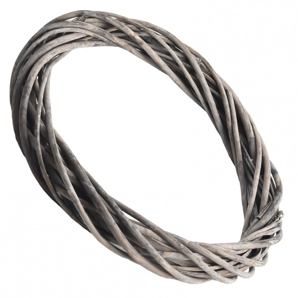 Christmas Rattan  for Ring Wreath Wicker Vine Garland Hanging Wedding Grey Wreath