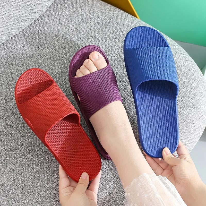 Women's Slippers Summer Couple Bathroom Bath Sandals Home Household Indoor Non-slip Deodorant Men's Slippers Four Seasons Universal Sandals