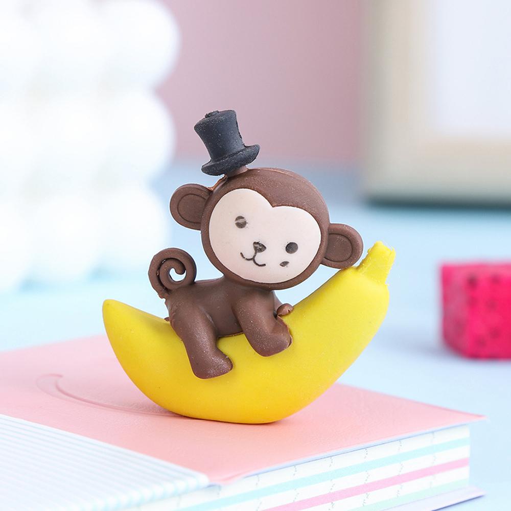 1 Piece Cartoon Cute Kawaii Rubber Eraser Novelty Stationery Office School Supplies