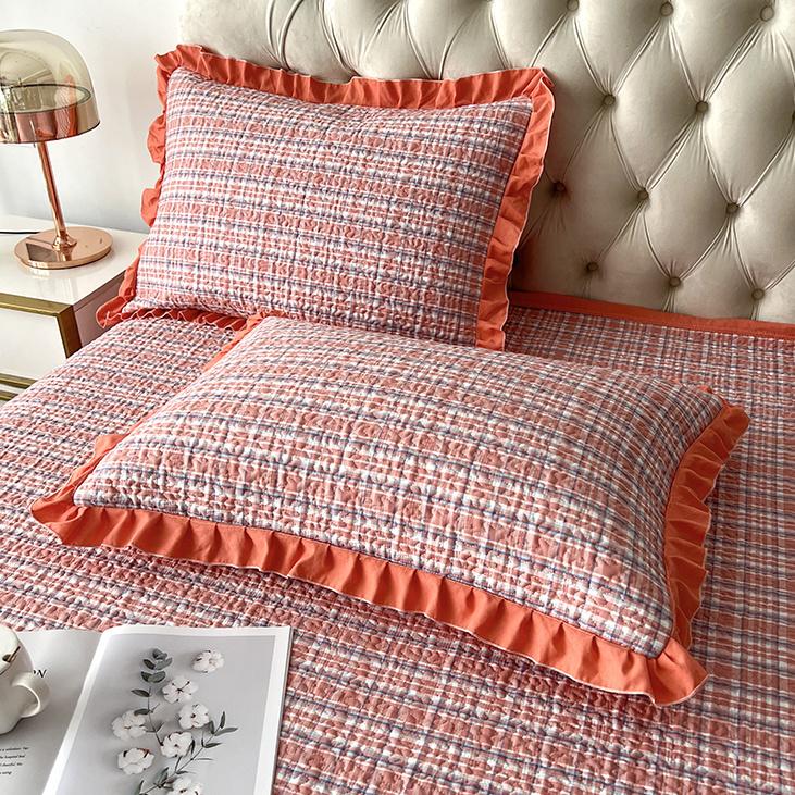 Комплект из утолщенных наволочек с хлопковой подкладкой и пары кружевных наволочек без рисунка для домашнего использования 48*74cm-2pcs