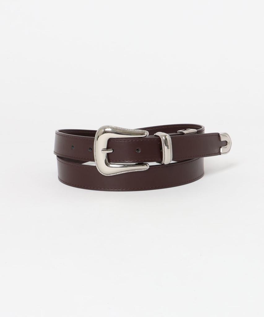 [Sense of Place] Belt FL Western Belt 25mm Men's AAA5-1EA101 BROWN one