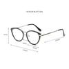 Fashion Cat Eye Pochromic Reading Glasses for Women Outdoor Color Changing UV Protection Sunglasses Far Sight Eyeglasses