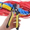 Manganese Steel Cable Stripping Tool 2-In-1 Design Wire Stripper Pliers  Electricians Use