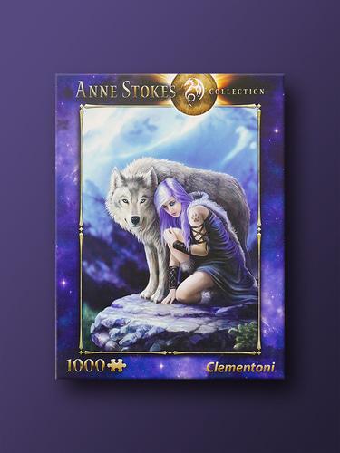 Anne Stokes: Purple Friendship 1000 Piece Clementoni Jigsaw Puzzle