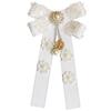 Fashion White Lace Ribbon Bow Ties Women's College Style Shirt Accessories Jewelry Gifts Rhinestone Pearls Collar Flower