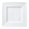 Square Plate, 26.5cm, Arctic White, Microwave and Dishwasher Safe, White Fine Porcelain (White), 91502/4000