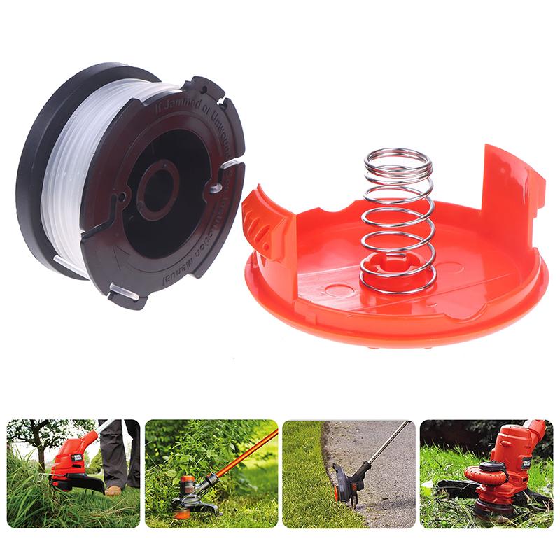 

Крышка шпули триммера Пружина Для Black Decker Af-100-3Zp Шпуля Беспроводной Триммер для травы Лезвие Кусторез Аксессуары для газонокосилки Деталь 1set