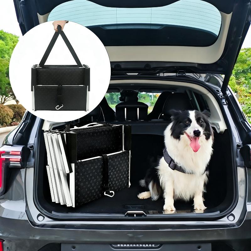 Outdoor Aluminum Dog Ladder Portable and Foldable Pet Staircase Antiskid Design Sedan SUV Staircase Dog Accessories Supplies