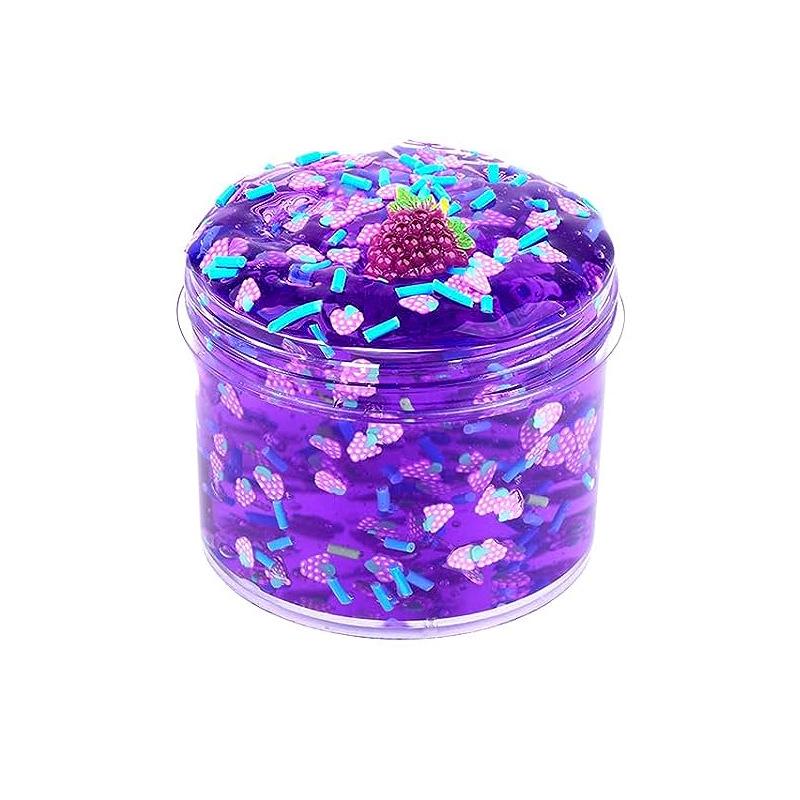 9-Piece Translucent Crystal Clay Slime Set - Ultra Soft, Glossy, and Crunchy Slime