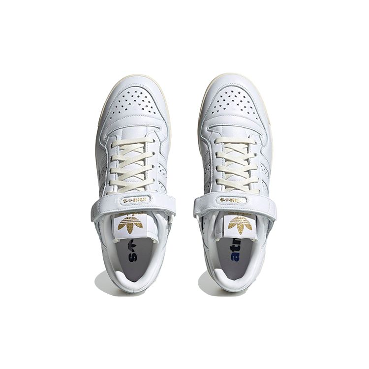Atmos X Adidas Forum 84 Low Gold Star Pack Men Sneakers White Footwear-White Cloud-White H06345