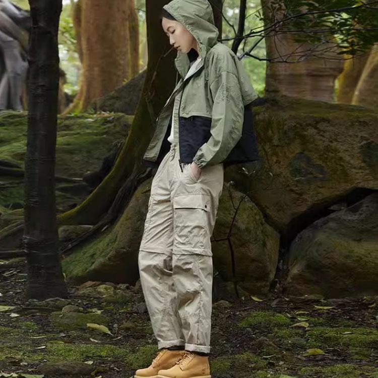 Timberland Solid Color Outdoor Water-Resistant Loose Casual Pants Unisex Pants Light-Earth A6PBW-269