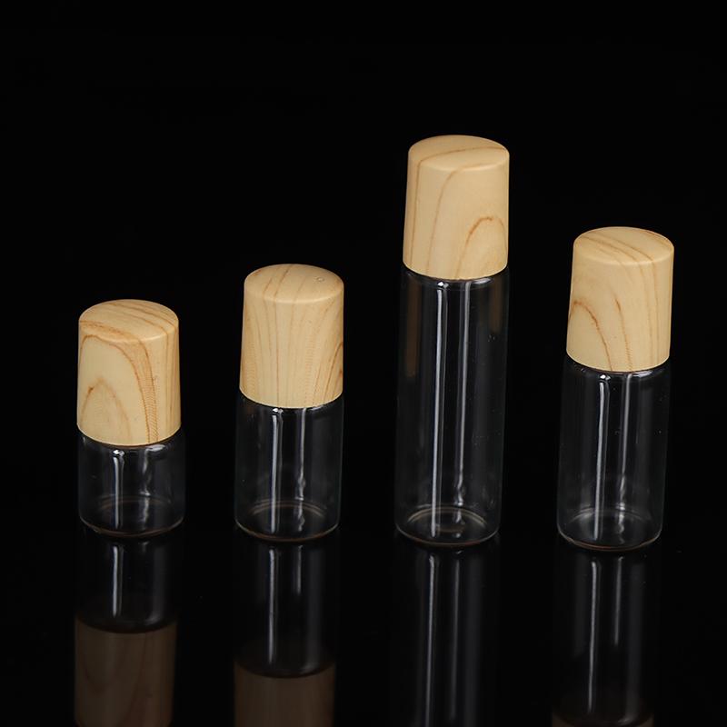 Flacon roll-on de 1/2/3/5 ml, fiole de parfum, reîncărcabile, goale, uleiuri esențiale de sticlă