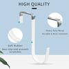 4PCS Rubbe Towel and Coats Hangers Nonstick and Non-punching Over the Door Hooks Bathroom Bedroom Kitchen Hanging Organizer Bra