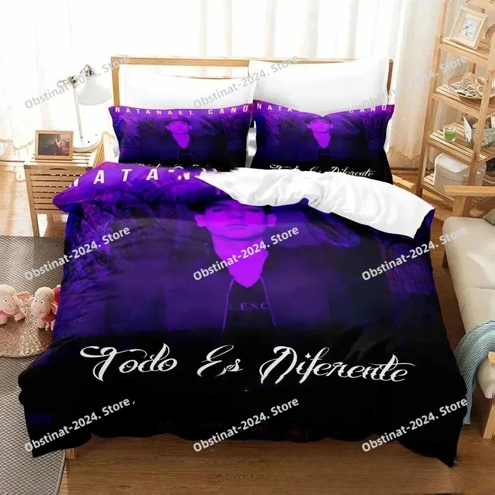 Neu 3D Druck Musik B-Band Natanael Cano Bettwäsche Set Doppel Twin King Bettbezug Tröster Kissenbezug Jungen Mädchen