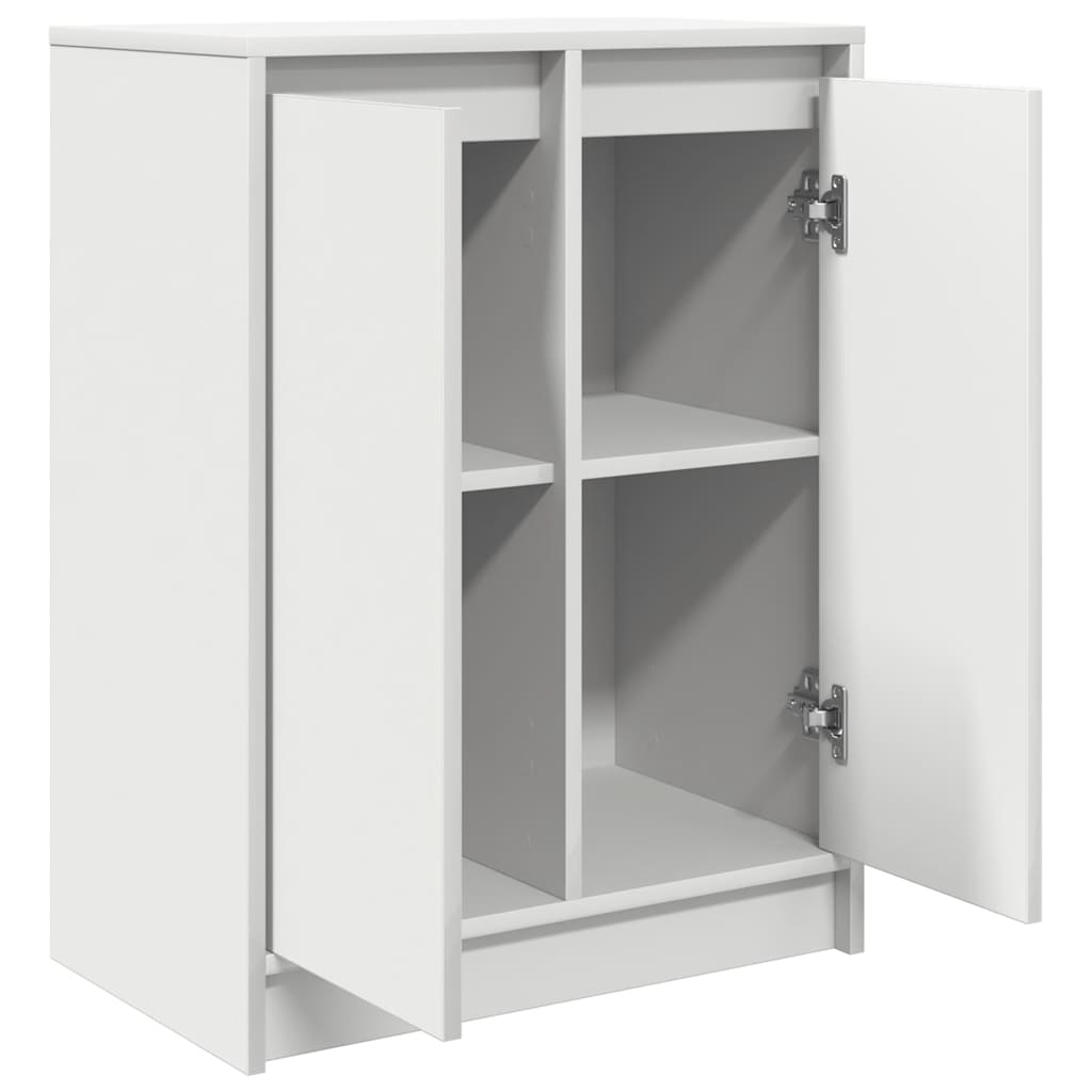 vidaXL Sideboard Mit Schublade Weiß 71x35x65 Cm Holzwerkstoff