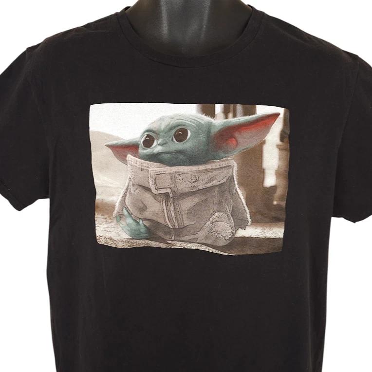 

Star Wars The Mandalorian T Shirt Mens Size Large Black Grogu TV Series 4XL